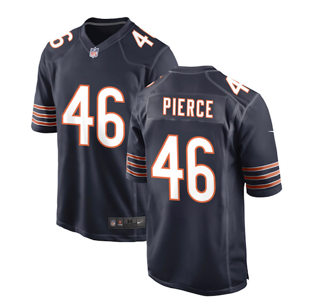 Bears #46 Artavis Pierce Navy Vapor limited Jersey