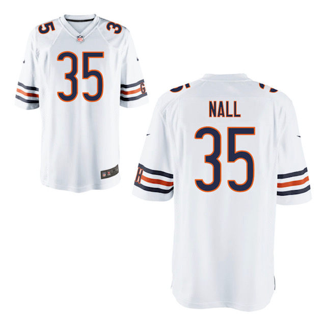 Bears #35 Ryan Nall White Vapor limited Jersey