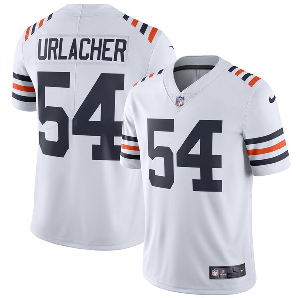 Nike Bears 54 Brian Urlacher White 2019 Alternate Classic Retired Vapor Untouchable Limited Jersey