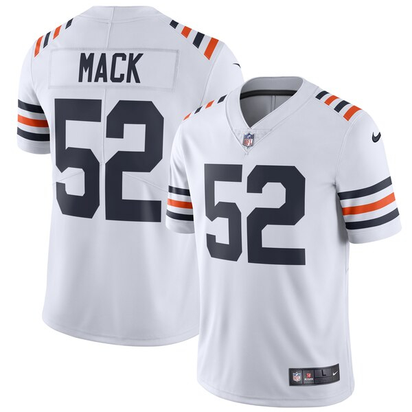 Nike Bears 52 Khalil Mack White 2019 Alternate Classic Vapor Untouchable Limited Jersey