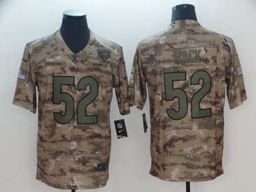 Nike Bears 52 Khalil Mack Camo Salute To Service Limited Jersey