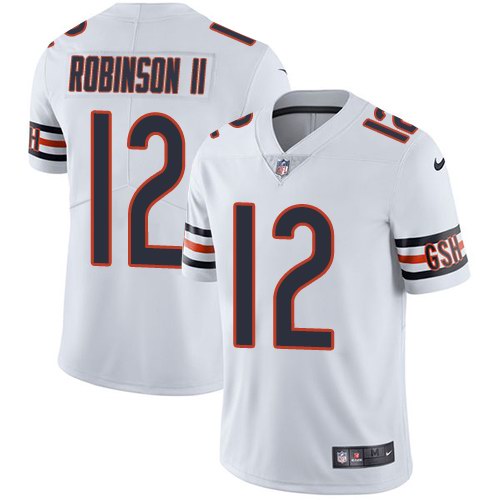 Nike Bears 12 Allen Robinson II White Color Rush Limited Jersey