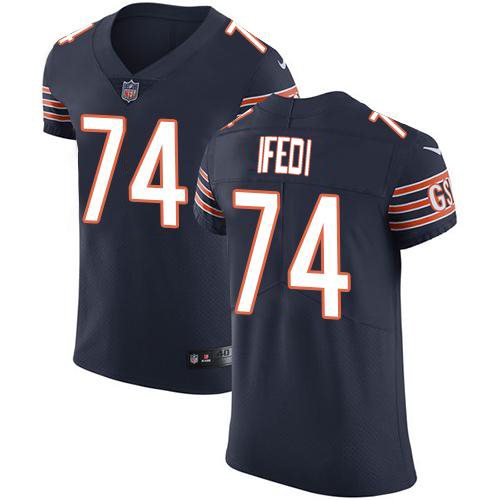 Nike Bears #74 Germain Ifedi Navy Blue Team Color Men's Stitched NFL Vapor Untouchable Elite Jersey