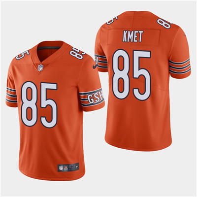 Chicago Bears #85 Cole Kmet 2020 NFL Draft Vapor Limited Orange Jersey