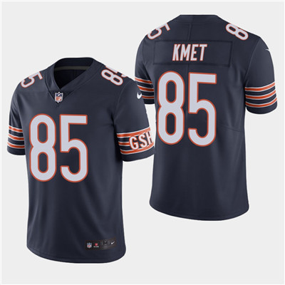 Chicago Bears #85 Cole Kmet 2020 NFL Draft Vapor Limited Navy Jersey