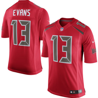 Men's Tampa Bay Buccaneers #13 Mike Evans Nike Red Color Rush Elite Jersey