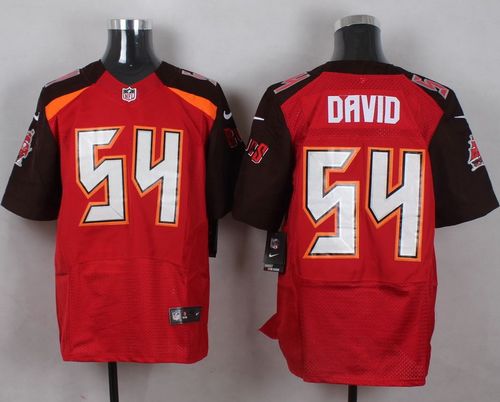 Nike Buccaneers #54 Lavonte David Red Team Color Men's Stitched NFL New Elite Jersey