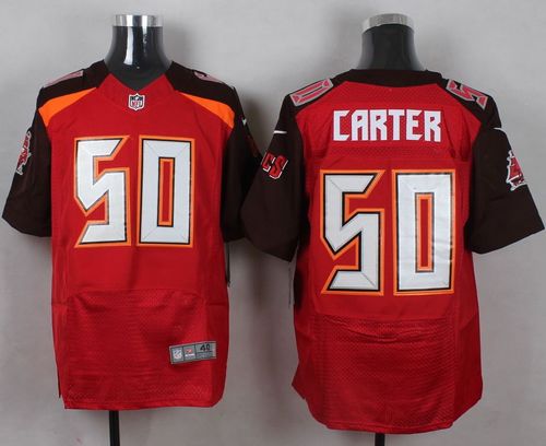 Nike Buccaneers #50 Bruce Carter Red Team Color Men's Stitched NFL New Elite Jersey