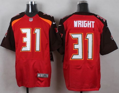 Nike Buccaneers #31 Major Wright Red Team Color Men's Stitched NFL New Elite Jersey