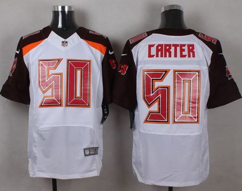 Nike Buccaneers #50 Bruce Carter White Men's Stitched NFL New Elite Jersey