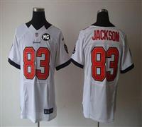 NEW Buccaneers #83 Vincent Jackson White With MG Patch Stitched NFL Elite Jersey