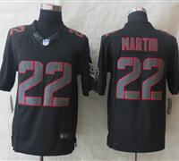 New Tampa Bay Buccaneers #22 Doug Martin Impact Limited Black Jerseys