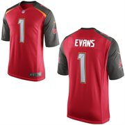 2014 NFL Draft Tampa Bay Buccaneers #1 Mike Evans Red Game Jersey