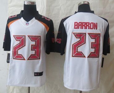 2014 New Tampa Bay Buccaneers #23 Mark Barron White NFL Limited Jersey