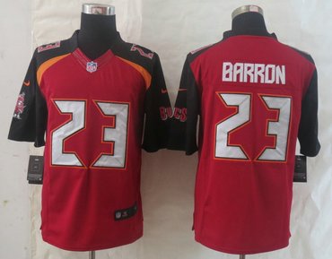 2014 New Tampa Bay Buccaneers #23 Mark Barron Red Limited Jerseys