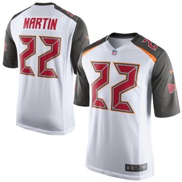 New Tampa Bay Buccaneers #22 Doug Martin White 2014 New Game Jersey