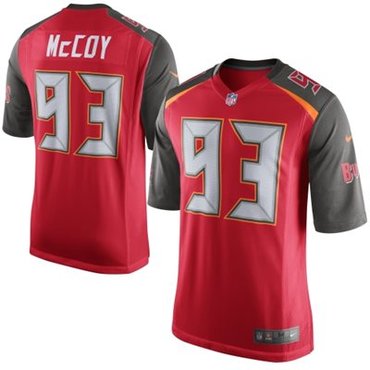 New Tampa Bay Buccaneers #93 Gerald McCoy Red 2014 New Game Jersey