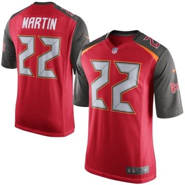 New Tampa Bay Buccaneers #22 Doug Martin Red 2014 New Game Jersey