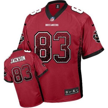 NEW Tampa Bay Buccaneers 83 Vincent Jackson Red Team Color Stitched NFL Elite Drift Fashion Jersey