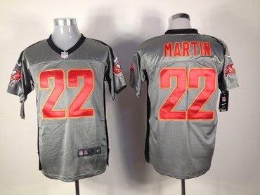 2013 NEW NFL Tampa Bay Buccaneers #22 Doug Martin Grey Shadow Jerseys