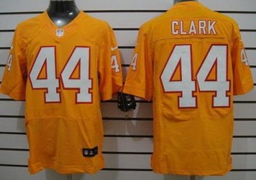 NEW NFL Tampa Bay Buccaneers 44 Dallas Clark Yellow Jerseys(Elite)