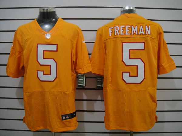 2012 NEW NFL Tampa Bay Buccaneers 5 Josh Freeman Orange Jerseys (Elite)