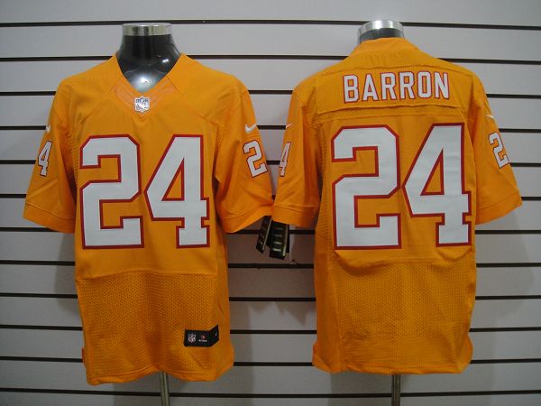 2012 NEW NFL Tampa Bay Buccaneers 24 Mark Barron Orange Jerseys (Elite)