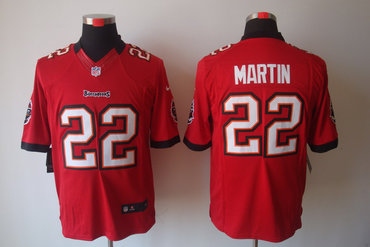 2012 NEW NFL Tampa Bay Buccaneers 22 Doug Martin Red Jerseys (Limited)