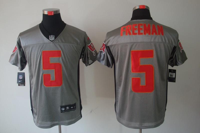 2012 NEW NFL Tampa Bay Buccaneers 5 Josh Freeman Grey Shadow Jerseys