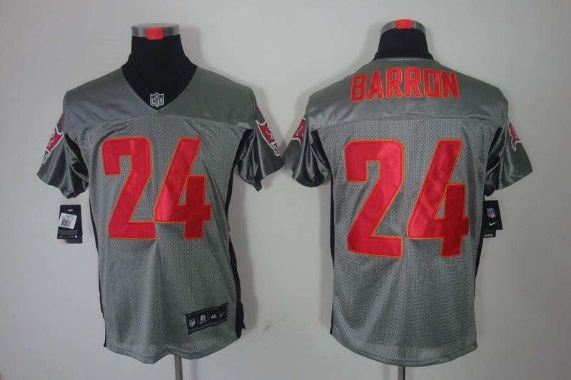 2012 NEW NFL Tampa Bay Buccaneers 24 Mark Barron Grey Shadow Jerseys