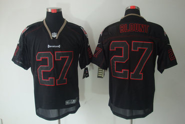 2012 NEW NFL Tampa Bay Buccaneers 27 LeGarrette Blount Lights Out Black Elite Jerseys