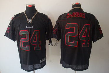 2012 NEW NFL Tampa Bay Buccaneers 24 Mark Barron Lights Out Black Elite Jerseys