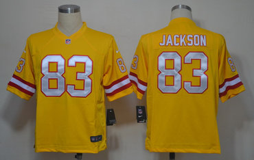 2012 NEW NFL Tampa Bay Buccaneers 83 Vincent Jackson Yellow Jerseys (Game)