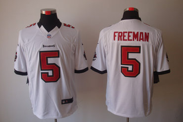 2012 NEW NFL Tampa Bay Buccaneers 5 Josh Freeman White Jerseys (Limited)