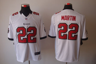 2012 NEW NFL Tampa Bay Buccaneers 22 Doug Martin White Jerseys (Limited)