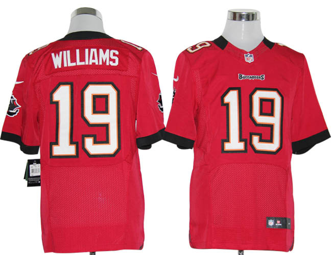 2012 NEW NFL Tampa Bay Buccaneers 19 Mike Williams Red Jerseys (Elite)