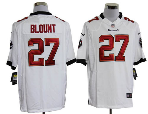 2012 NEW nfl tampa bay buccaneers 27 legarrette blount white jerseys (game)