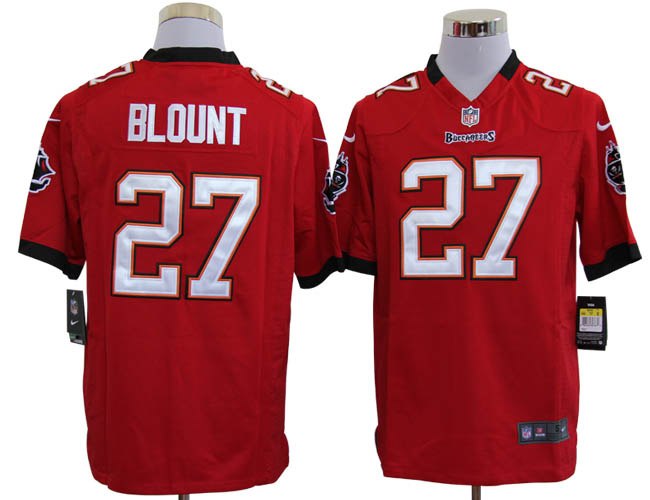 2012 NEW NFL Tampa Bay Buccaneers 27 LeGarrette Blount Red Jerseys (Game)