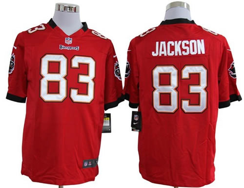 2012 NEW nfl tampa bay buccaneers 83 vincent jackson red jerseys (game)