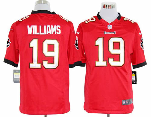 2012 NEW NFL Tampa Bay Buccaneers 19 Mike Williams Red Jerseys (Game)