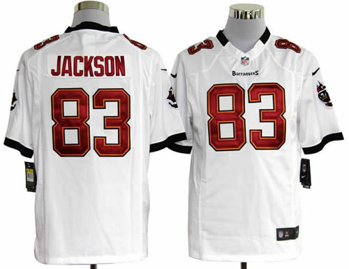 2012 NEW NFL Tampa Bay Buccaneers 83 Vincent Jackson White Jerseys (Game)