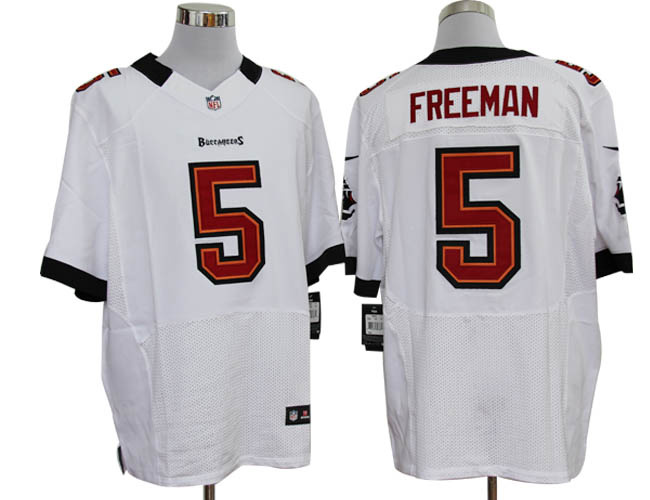 2012 NEW NFL Tampa Bay Buccaneers 5 Josh Freeman White Jerseys (Elite)