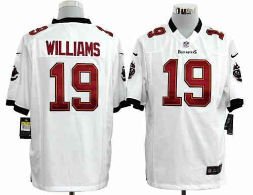 2012 NEW NFL Tampa Bay Buccaneers 19 Mike Williams White Jerseys (Game)