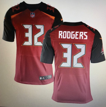 Nike NFL Tampa Bay Buccaneers Home #32 JacQuizz Rodger Men's Elite Red Jersey