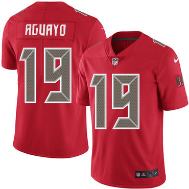 Nike Buccaneers #19 Roberto Aguayo Red Men's Stitched NFL Limited Rush Jersey