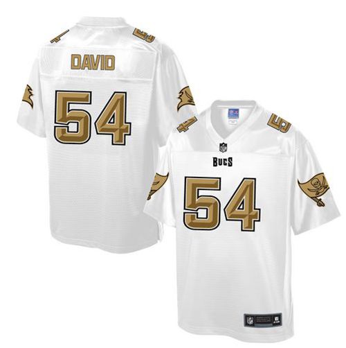 Nike Buccaneers #54 Lavonte David White Men's NFL Pro Line Fashion Game Jersey