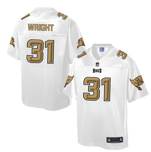 Nike Buccaneers #31 Major Wright White Men's NFL Pro Line Fashion Game Jersey