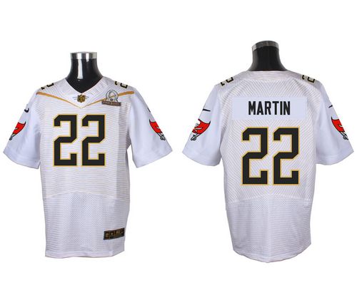 Nike Buccaneers #22 Doug Martin White 2016 Pro Bowl Men's Stitched NFL Elite Jersey