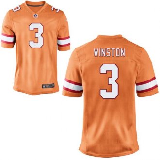 Nike Tampa Bay Buccaneers #3 Jameis Winston Orange Team Color Men's Stitched NFL New Elite jersey