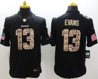 Nike Tampa Bay Buccaneers #13 Mike Evans Black NFL Limited Salute to Service jersey